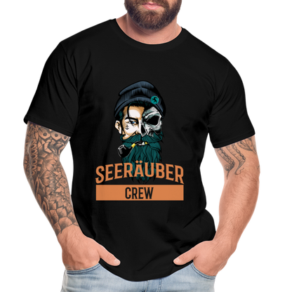 Seeräuber Crew - Männer Premium Bio T-Shirt - Schwarz
